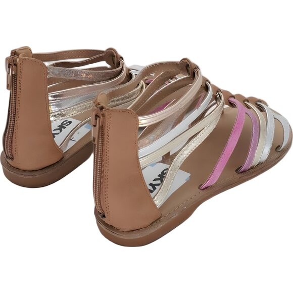 Girls Tucker & Tate Marissa Brown Gladiator Sandals Size 2 M Big Kid - Picture 3 of 6